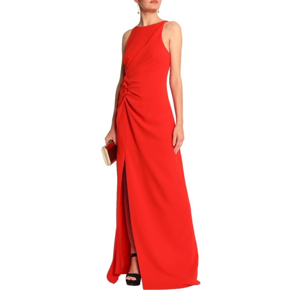 Red Halston Gown
